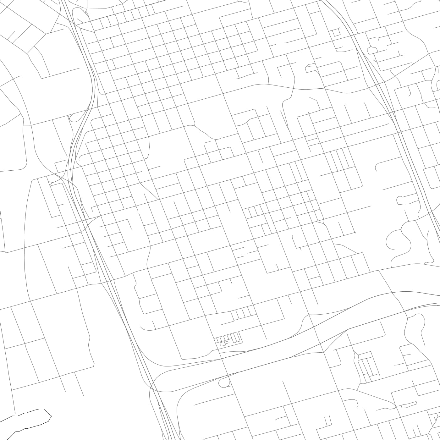 ROAD MAP OF NATIONAL CITY, CALIFORNIA BY MAPBAKES