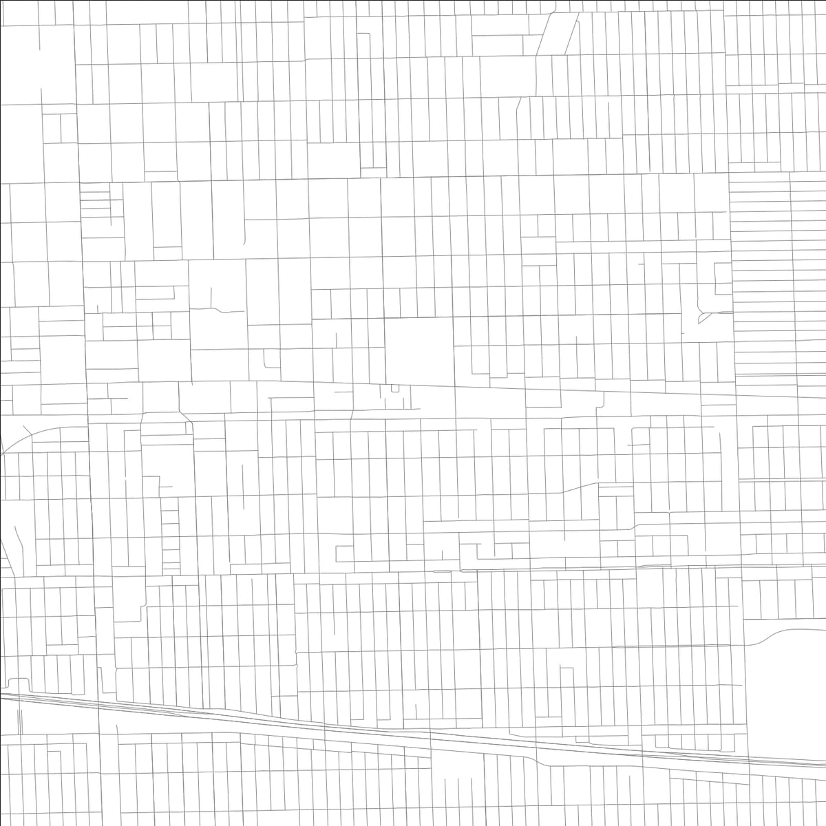 ROAD MAP OF OAK PARK, ILLINOIS BY MAPBAKES