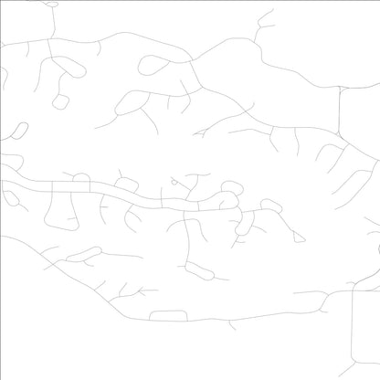 ROAD MAP OF OAK RUN, ILLINOIS BY MAPBAKES