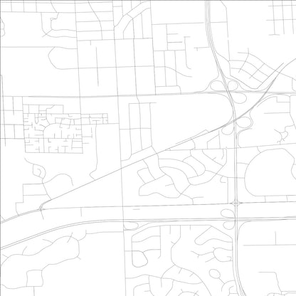 ROAD MAP OF OAKBROOK TERRACE, ILLINOIS BY MAPBAKES