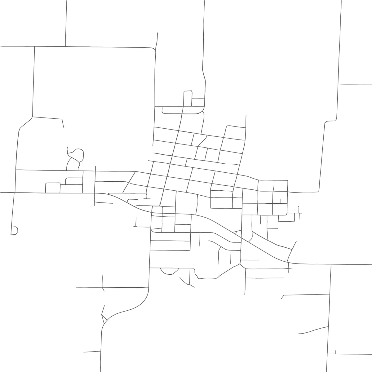 ROAD MAP OF TIPTON, MISSOURI BY MAPBAKES