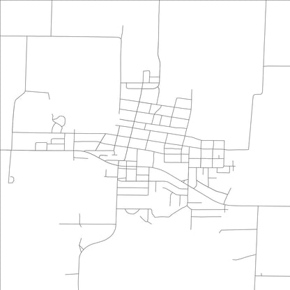 ROAD MAP OF TIPTON, MISSOURI BY MAPBAKES