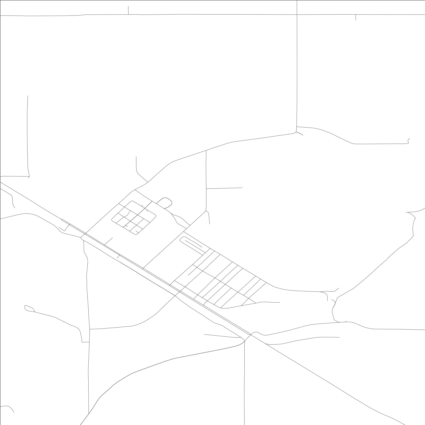 ROAD MAP OF NEWELL, CALIFORNIA BY MAPBAKES