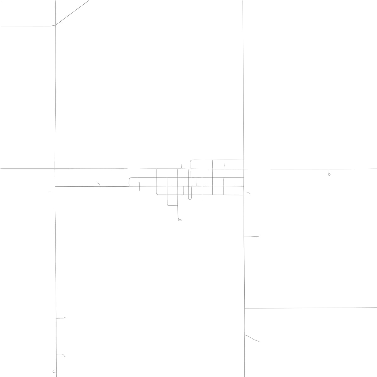 ROAD MAP OF WELDON, LOWA BY MAPBAKES