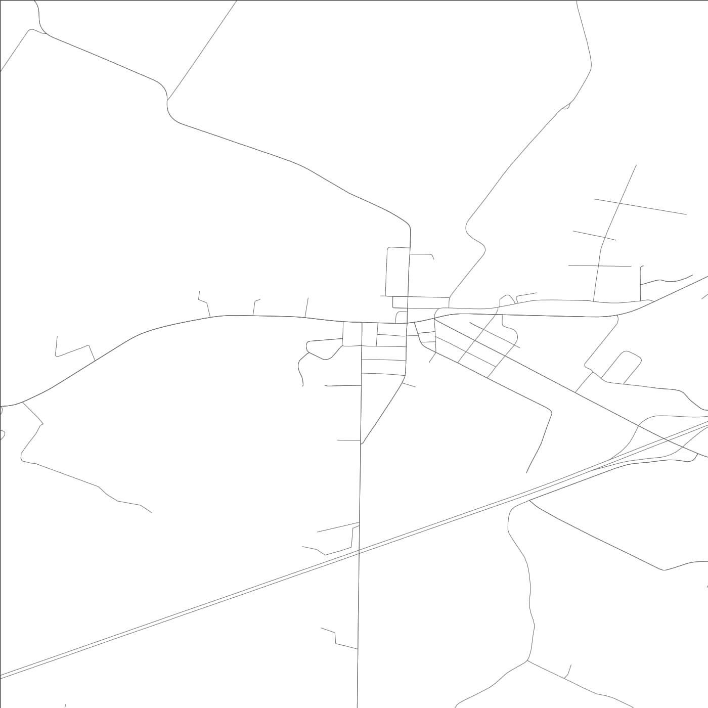 ROAD MAP OF CLARKSON, KENTUCKY BY MAPBAKES