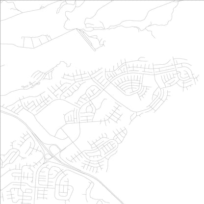 ROAD MAP OF MILILANI MAUKA, HAWAII BY MAPBAKES