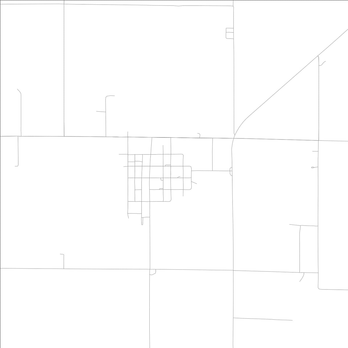 ROAD MAP OF OCONEE, ILLINOIS BY MAPBAKES
