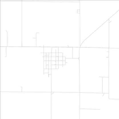 ROAD MAP OF OCONEE, ILLINOIS BY MAPBAKES