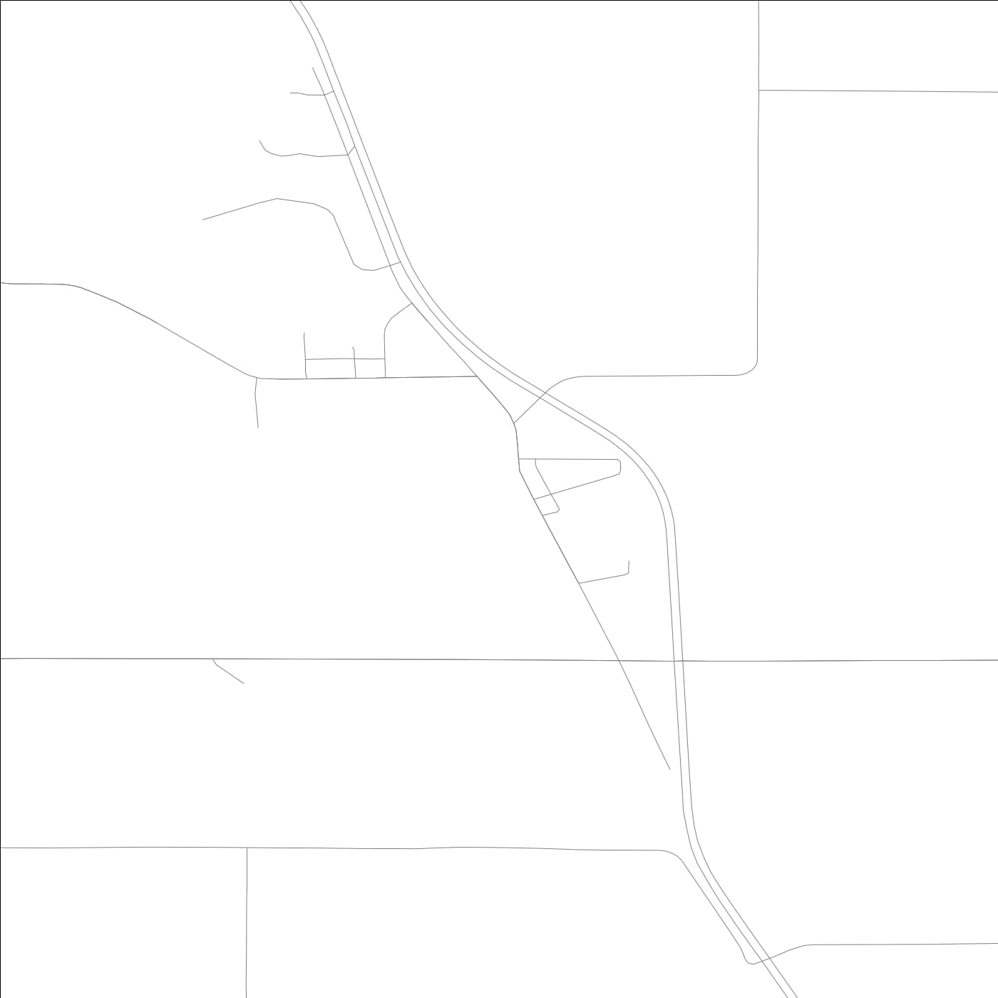 ROAD MAP OF WELTON, LOWA BY MAPBAKES