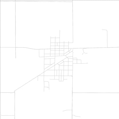 ROAD MAP OF ODIN, ILLINOIS BY MAPBAKES