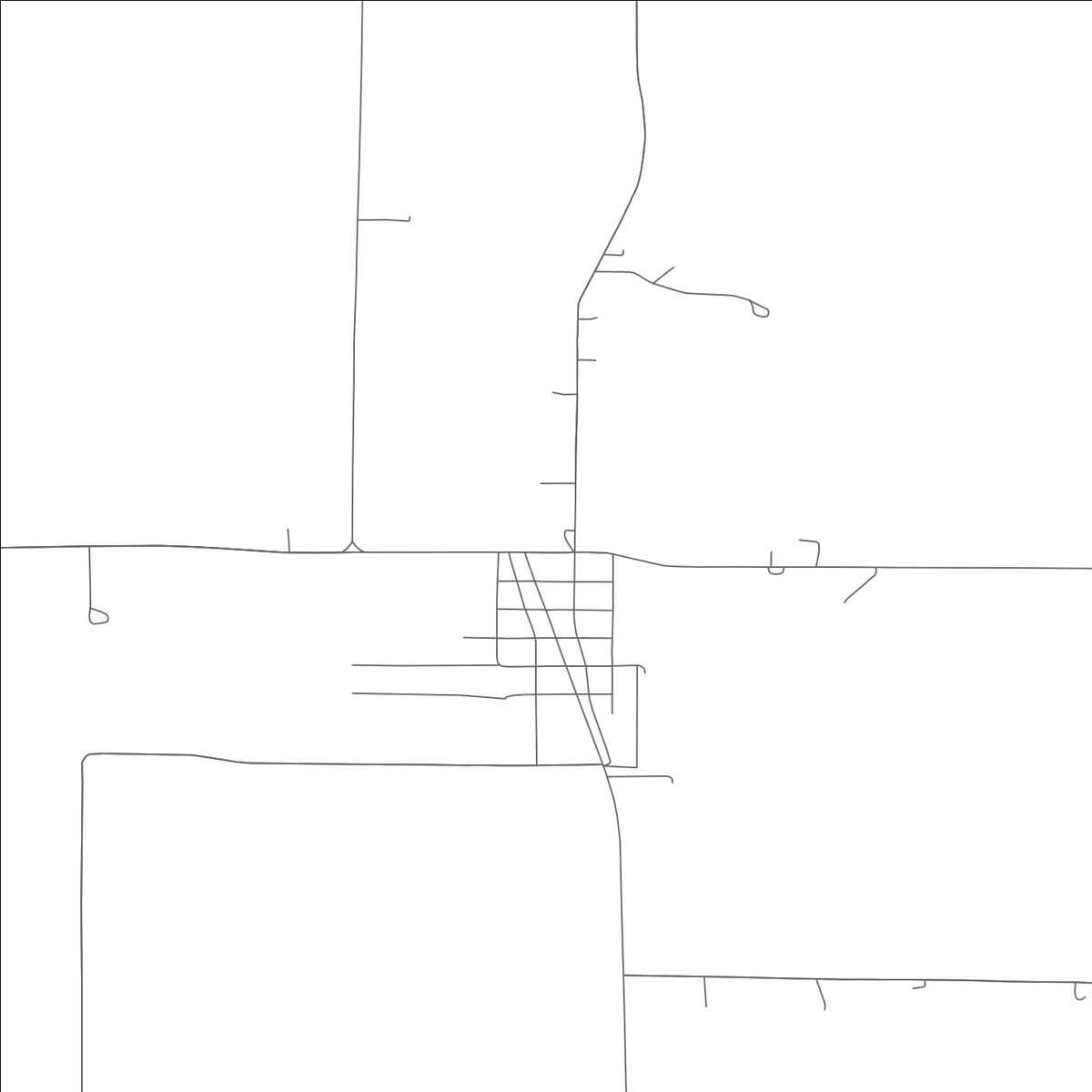 ROAD MAP OF TURNEY, MISSOURI BY MAPBAKES