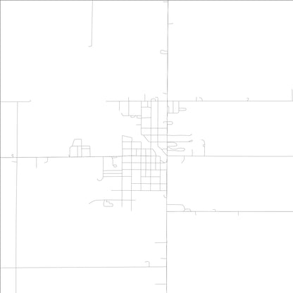 ROAD MAP OF WEST BEND, LOWA BY MAPBAKES