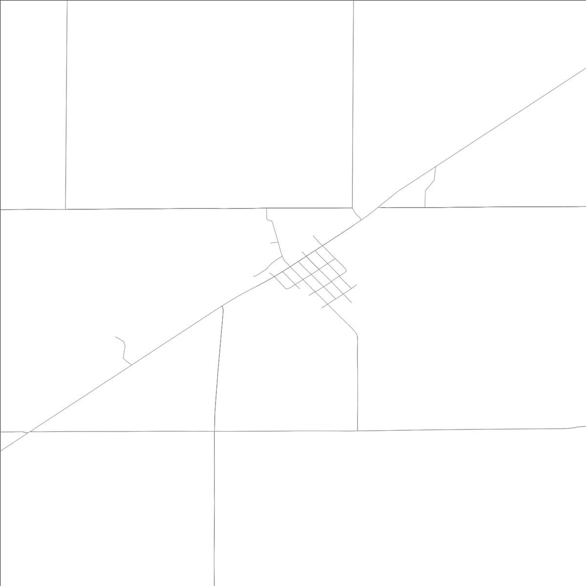 ROAD MAP OF OHLMAN, ILLINOIS BY MAPBAKES