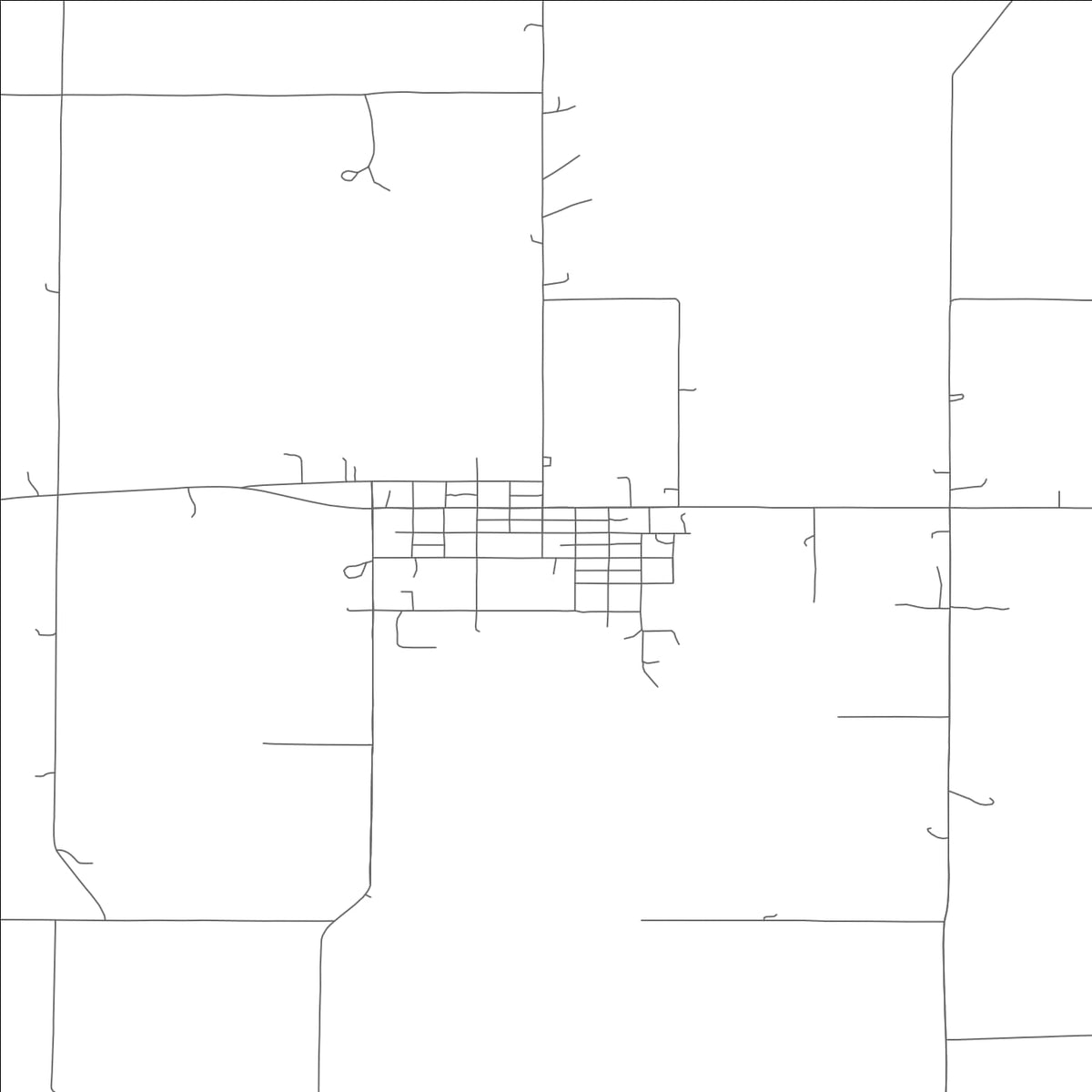 ROAD MAP OF UNION STAR, MISSOURI BY MAPBAKES