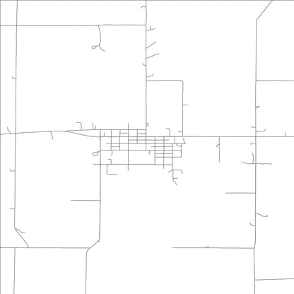 ROAD MAP OF UNION STAR, MISSOURI BY MAPBAKES