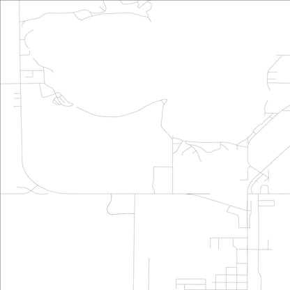 ROAD MAP OF WEST OKOBOJI, LOWA BY MAPBAKES