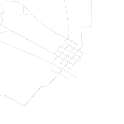 ROAD MAP OF OLD SHAWNEETOWN, ILLINOIS BY MAPBAKES