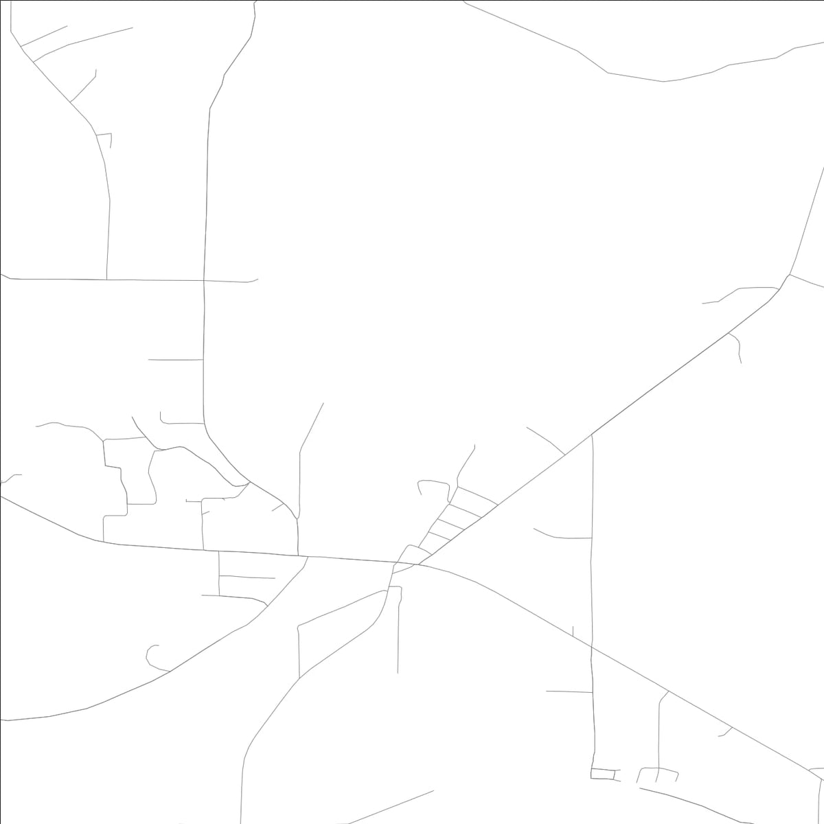 ROAD MAP OF OLIVE BRANCH, ILLINOIS BY MAPBAKES