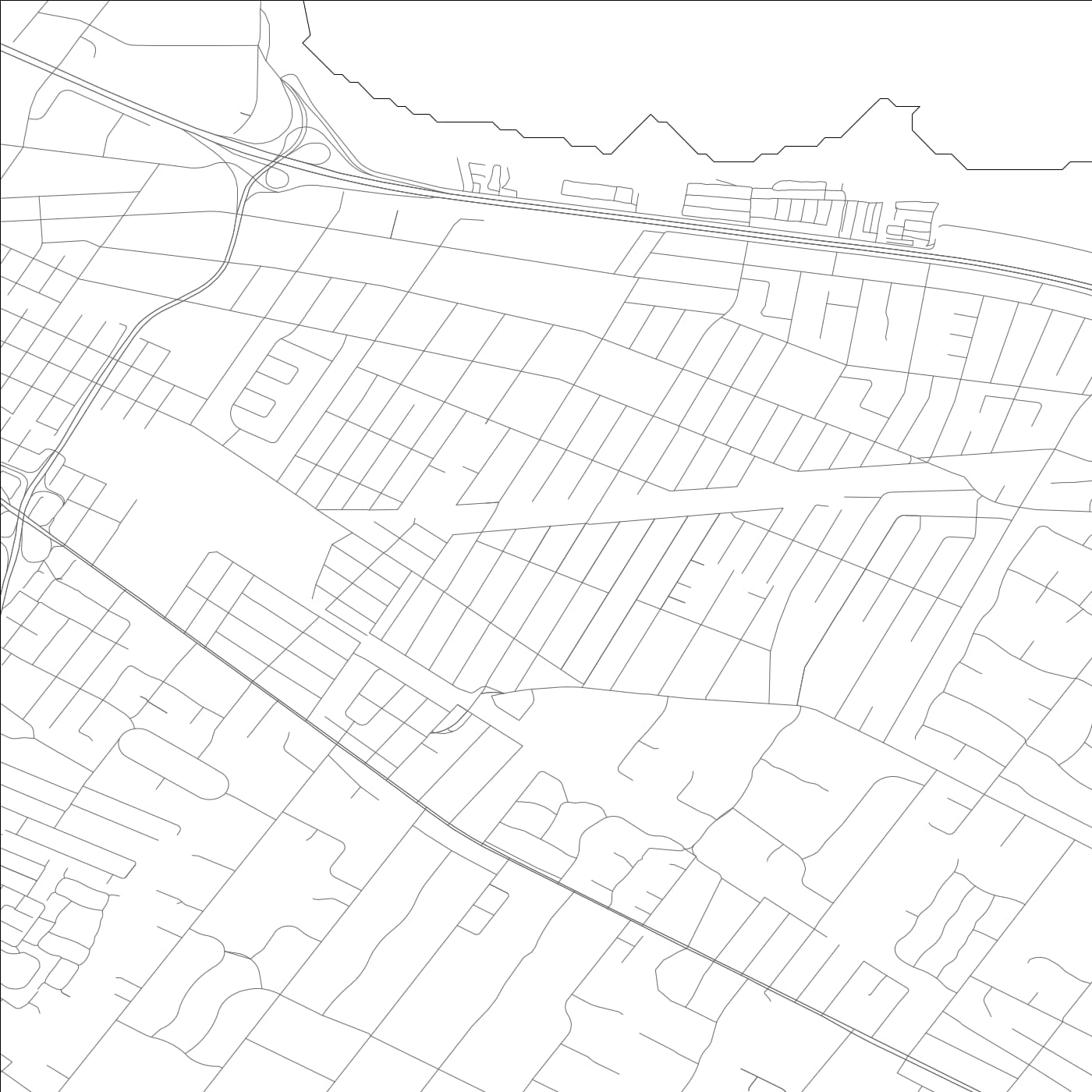 ROAD MAP OF NORTH FAIR OAKS, CALIFORNIA BY MAPBAKES