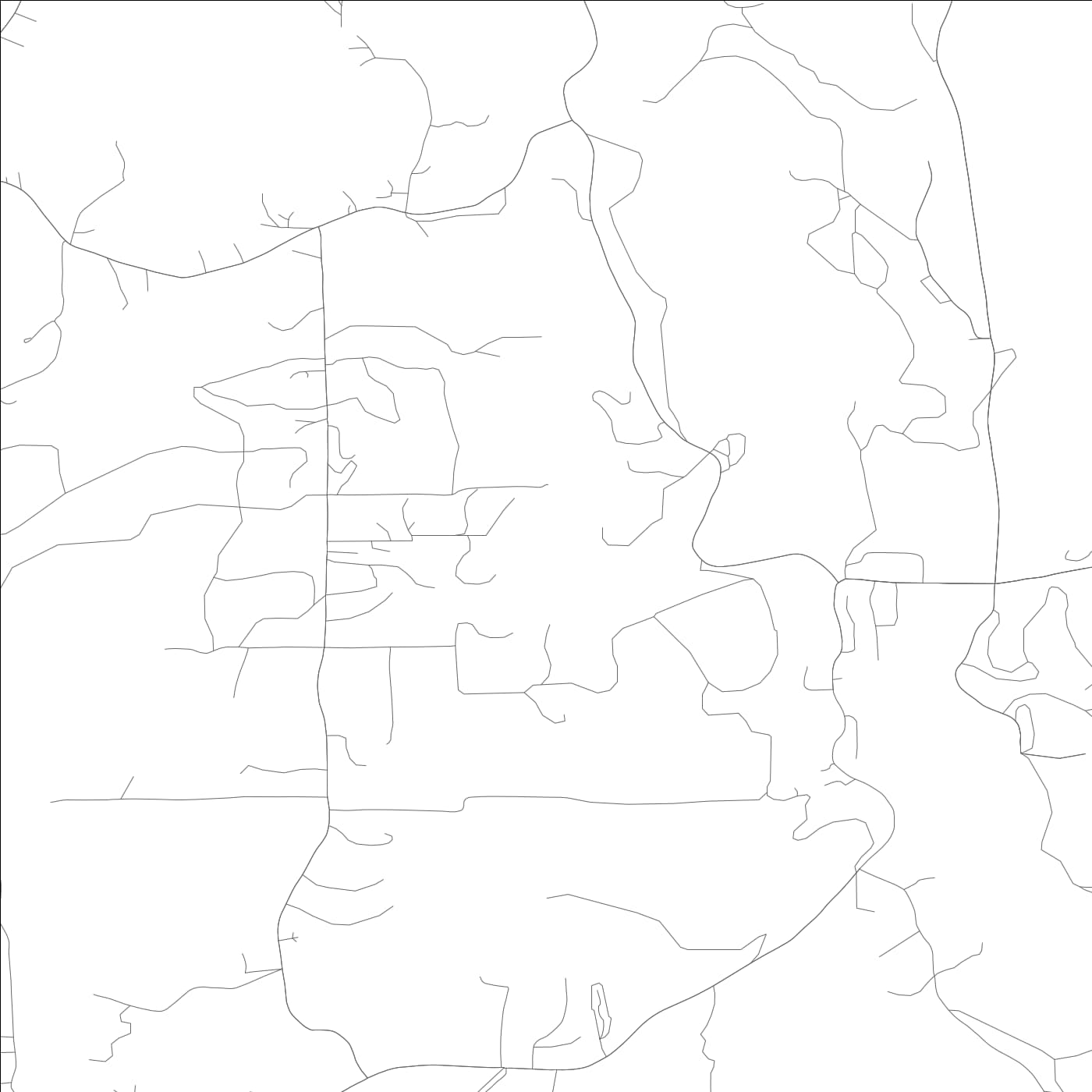 ROAD MAP OF NORTH FORK, CALIFORNIA BY MAPBAKES