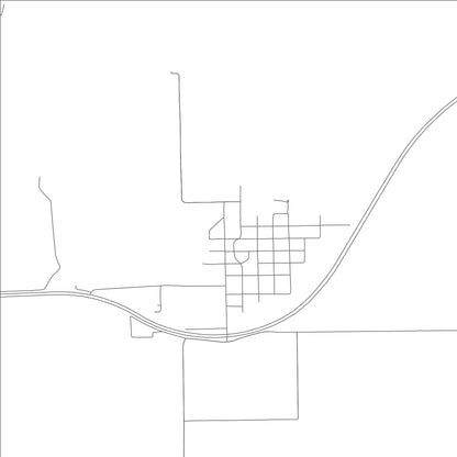 ROAD MAP OF UTICA, MISSOURI BY MAPBAKES