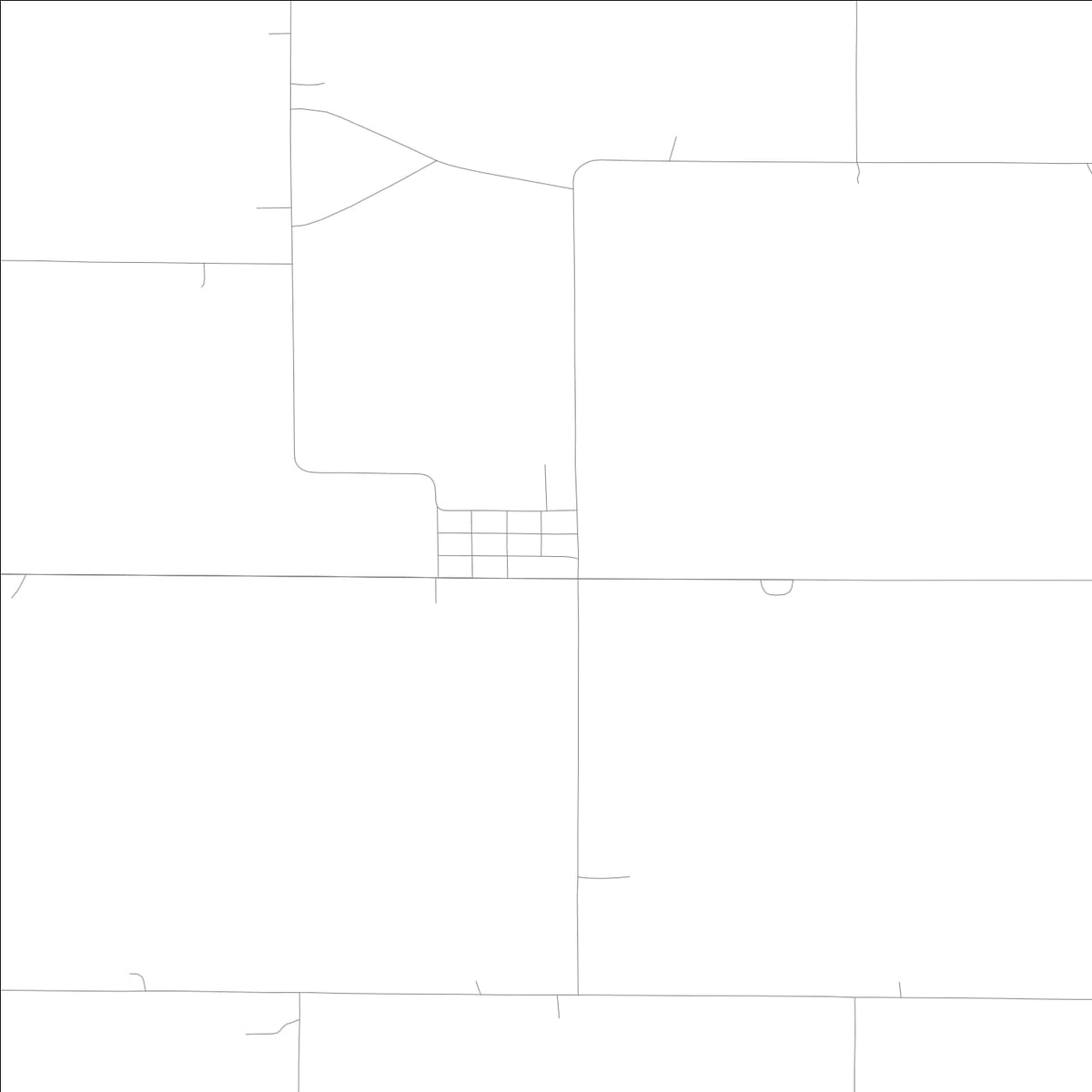 ROAD MAP OF WESTON, LOWA BY MAPBAKES