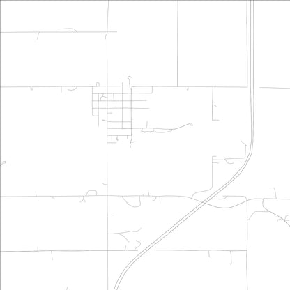 ROAD MAP OF CHRISNEY, INDIANA BY MAPBAKES