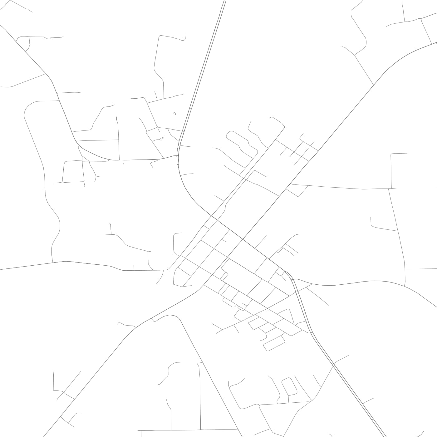 ROAD MAP OF CALLAHAN, FLORIDA BY MAPBAKES