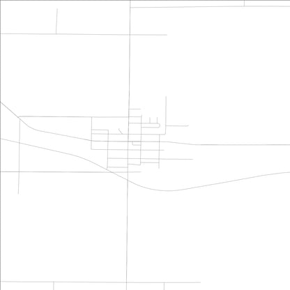 ROAD MAP OF WHEATLAND, LOWA BY MAPBAKES