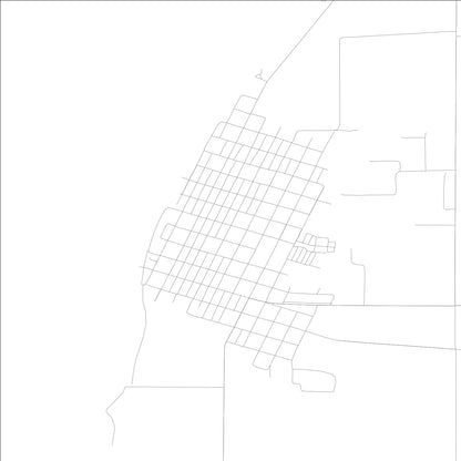 ROAD MAP OF OQUAWKA, ILLINOIS BY MAPBAKES