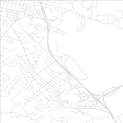 ROAD MAP OF NOVATO, CALIFORNIA BY MAPBAKES