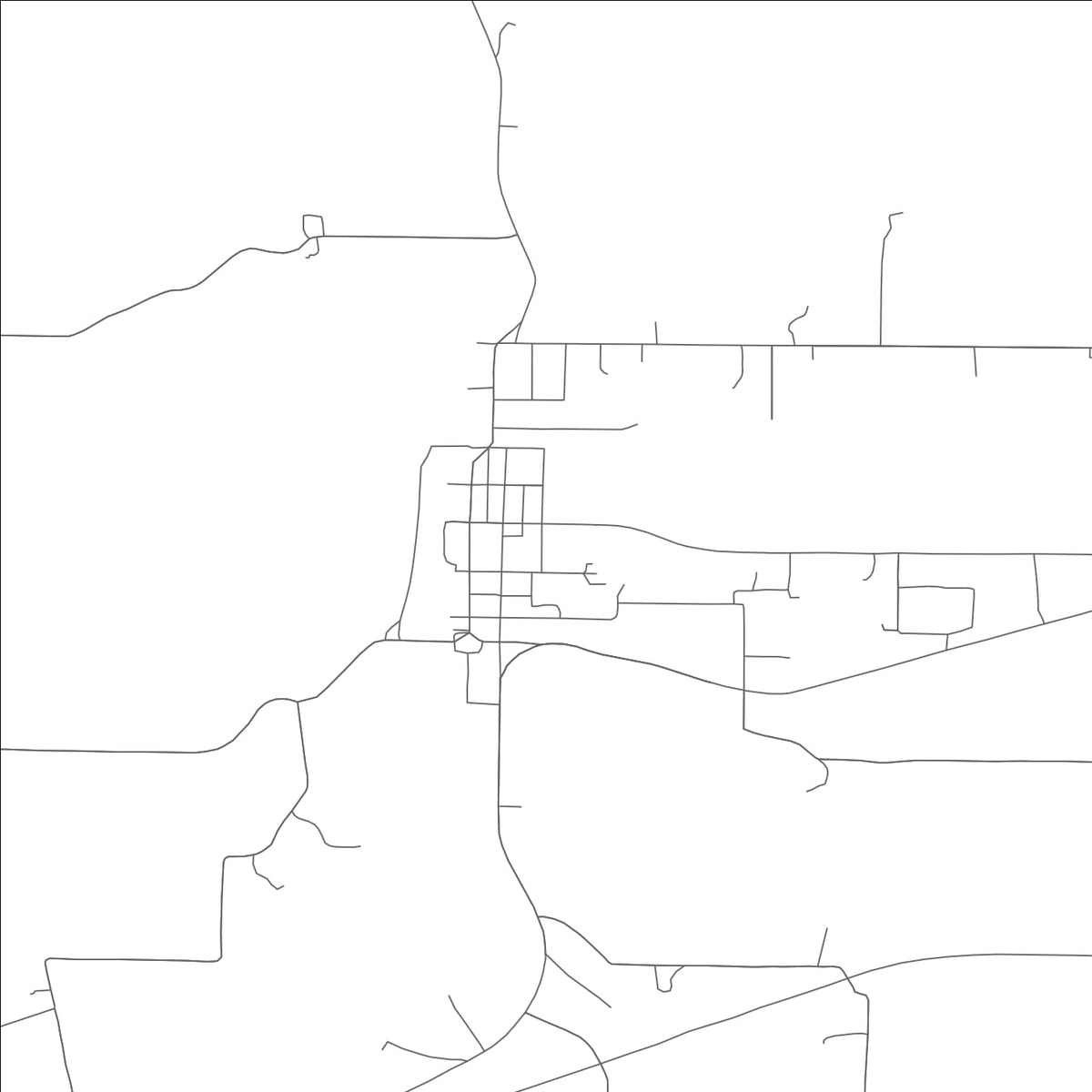ROAD MAP OF VERONA, MISSOURI BY MAPBAKES