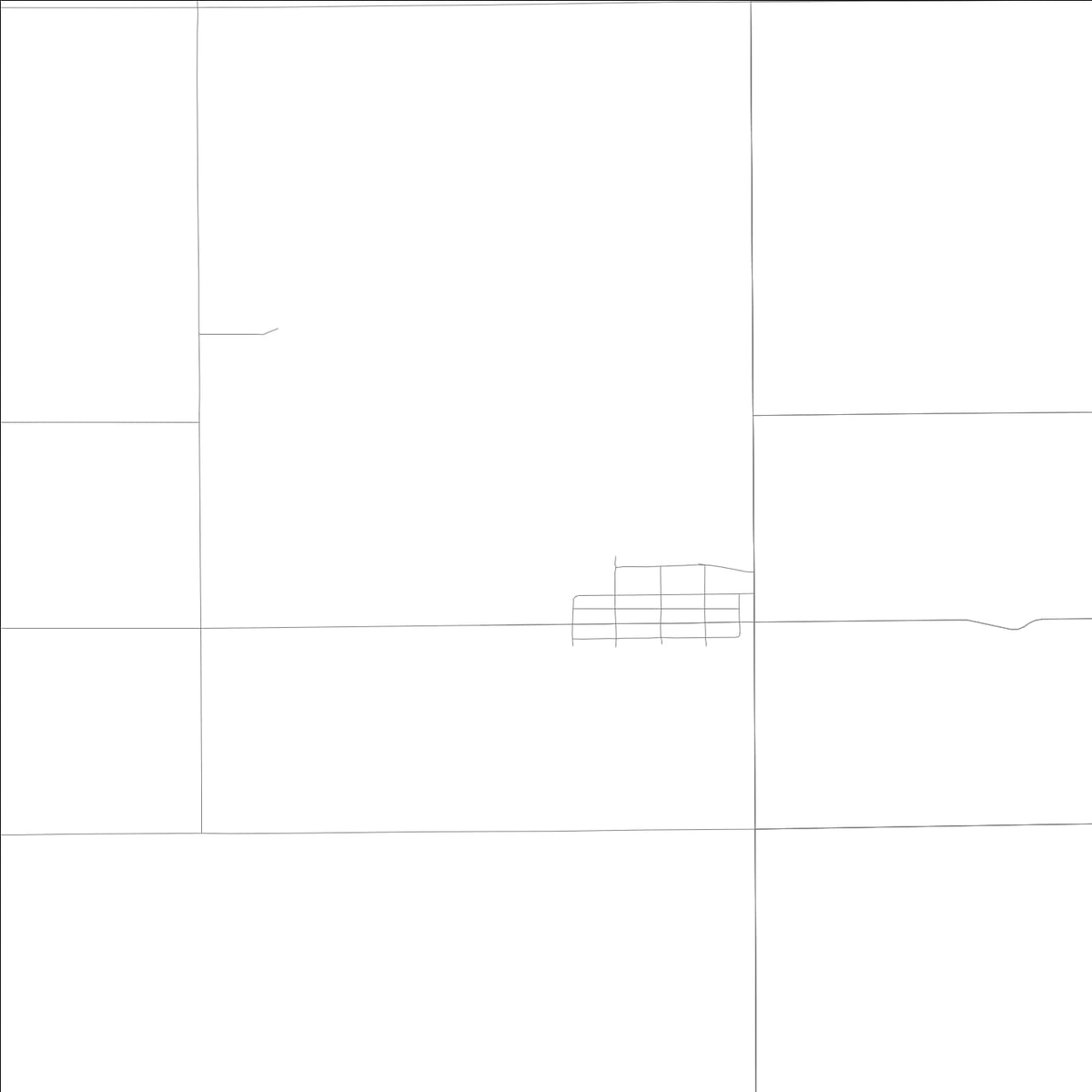 ROAD MAP OF WHITTEN, LOWA BY MAPBAKES
