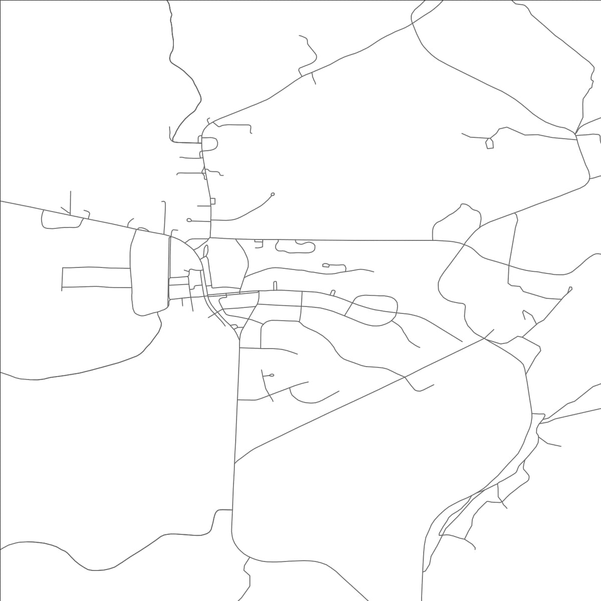 ROAD MAP OF VIBURNUM, MISSOURI BY MAPBAKES