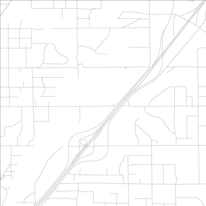 ROAD MAP OF OAK HILLS, CALIFORNIA BY MAPBAKES