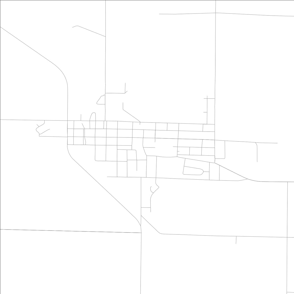 ROAD MAP OF ORION, ILLINOIS BY MAPBAKES