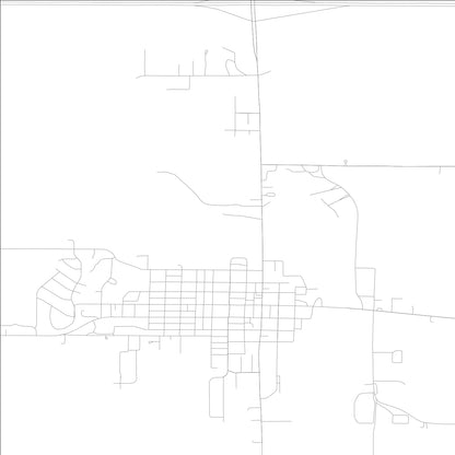 ROAD MAP OF WILLIAMSBURG, LOWA BY MAPBAKES