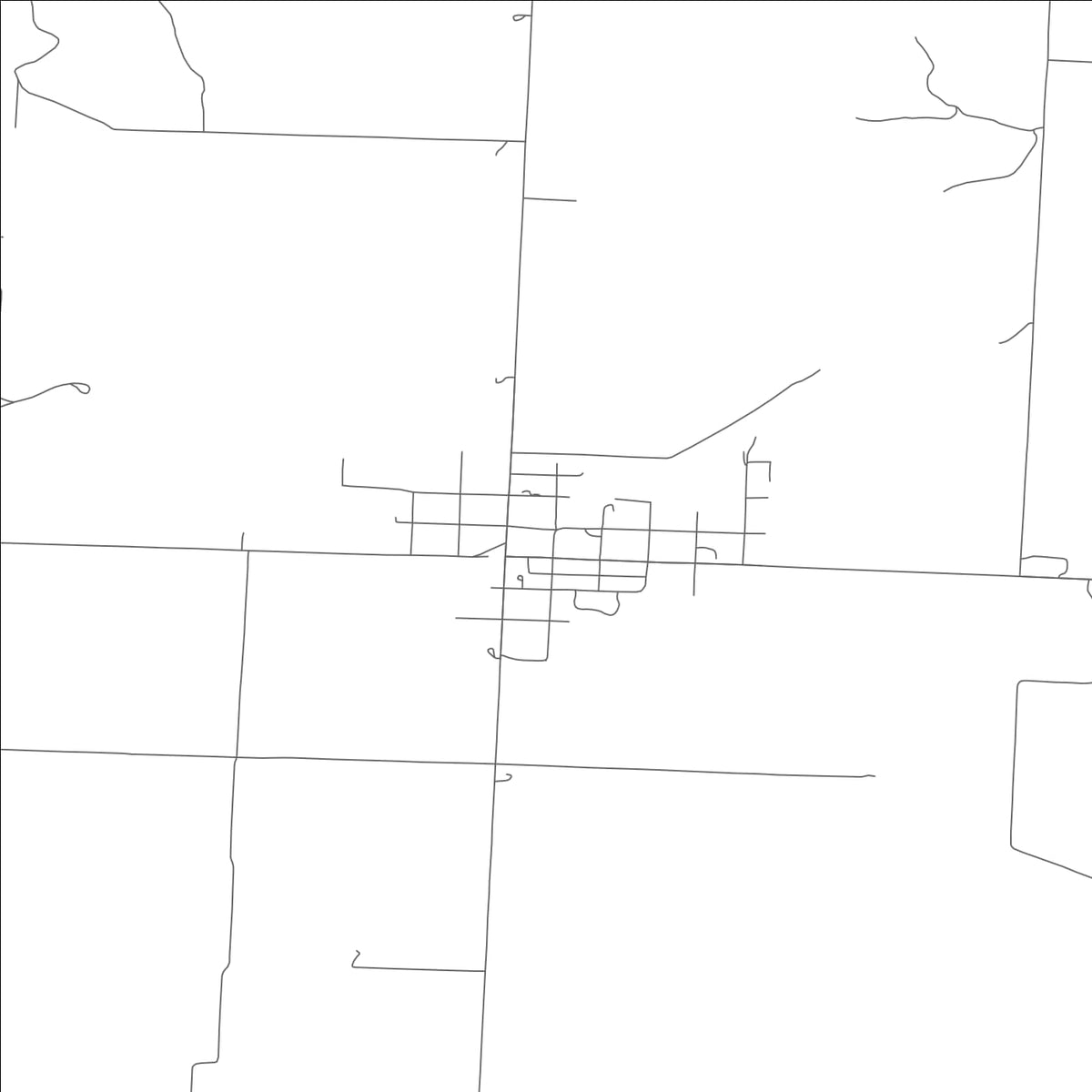 ROAD MAP OF WALKER, MISSOURI BY MAPBAKES