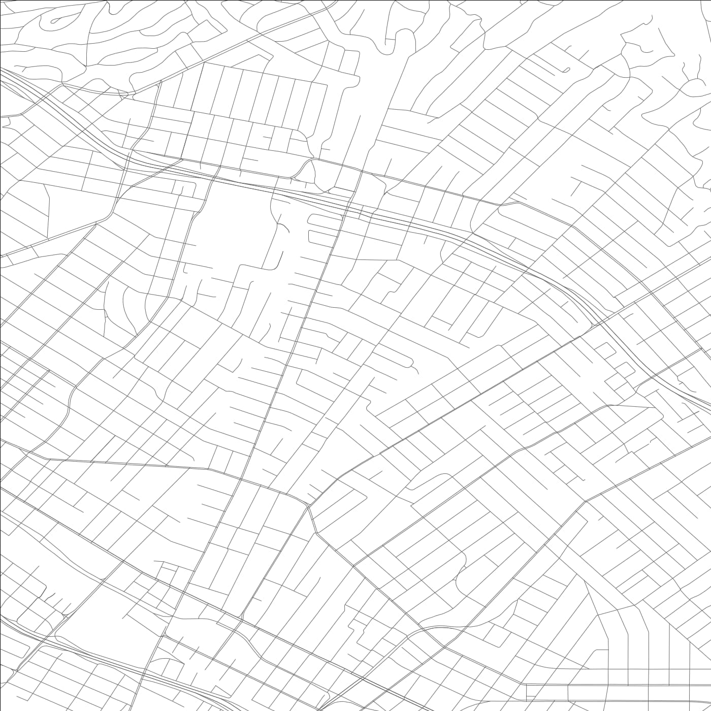 ROAD MAP OF OAKLAND, CALIFORNIA BY MAPBAKES