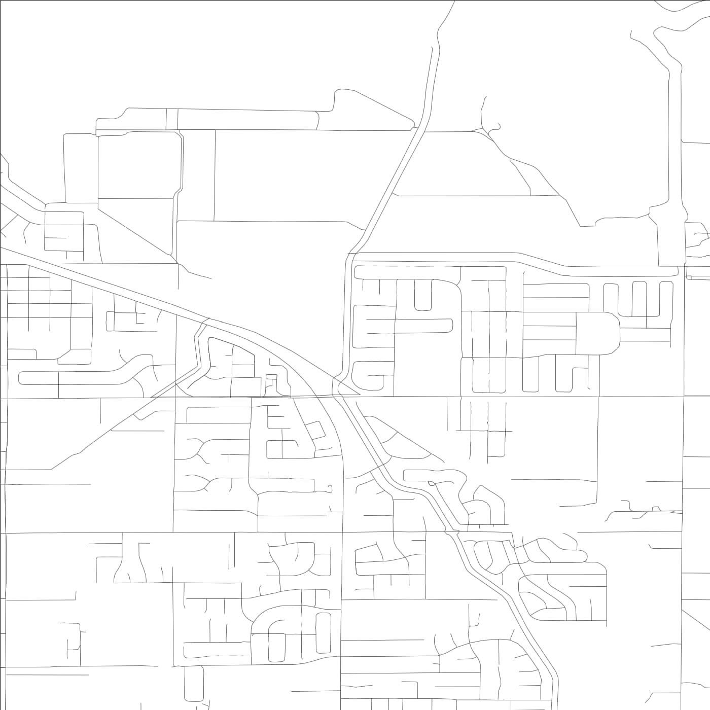 ROAD MAP OF OAKLEY, CALIFORNIA BY MAPBAKES