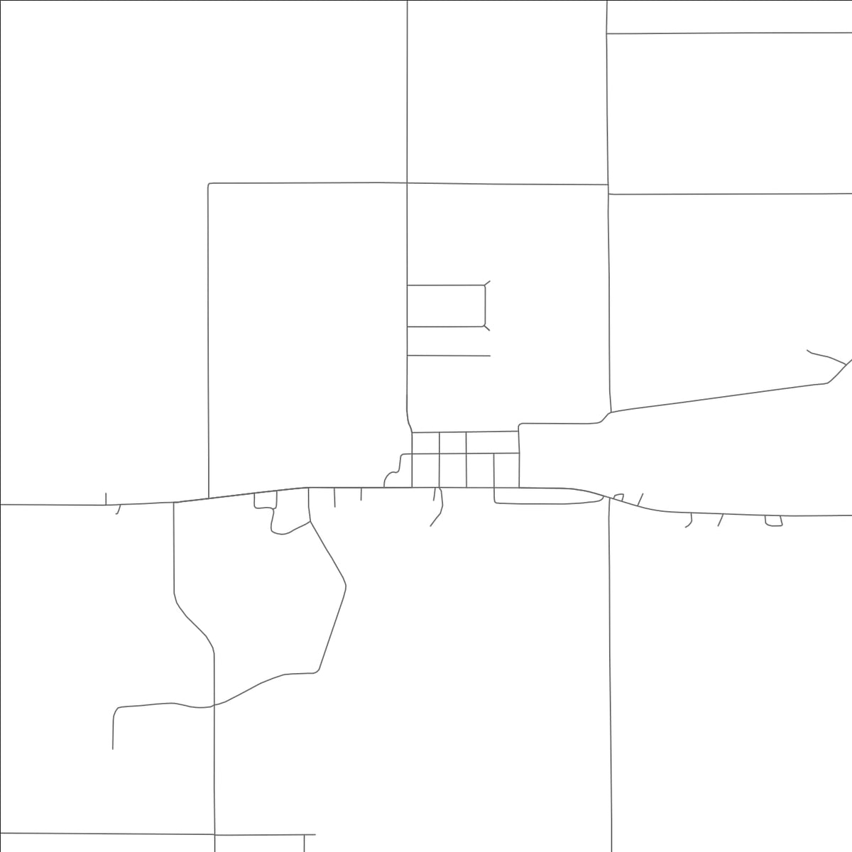 ROAD MAP OF WARDELL, MISSOURI BY MAPBAKES