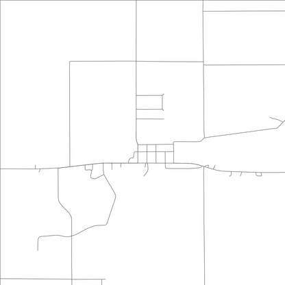 ROAD MAP OF WARDELL, MISSOURI BY MAPBAKES