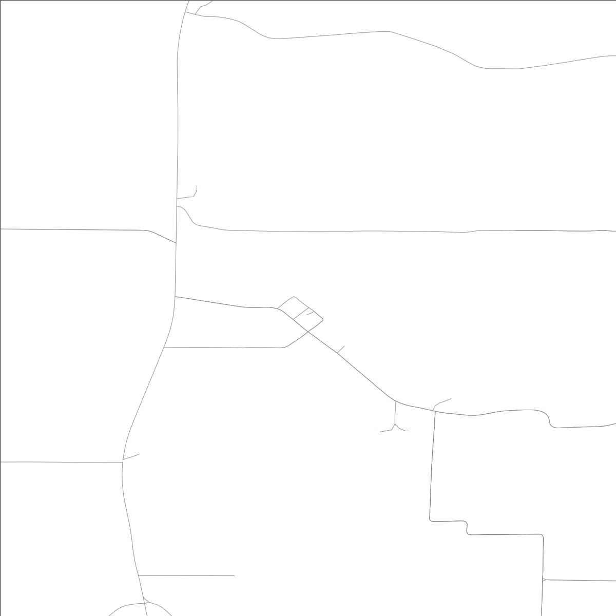 ROAD MAP OF OXVILLE, ILLINOIS BY MAPBAKES