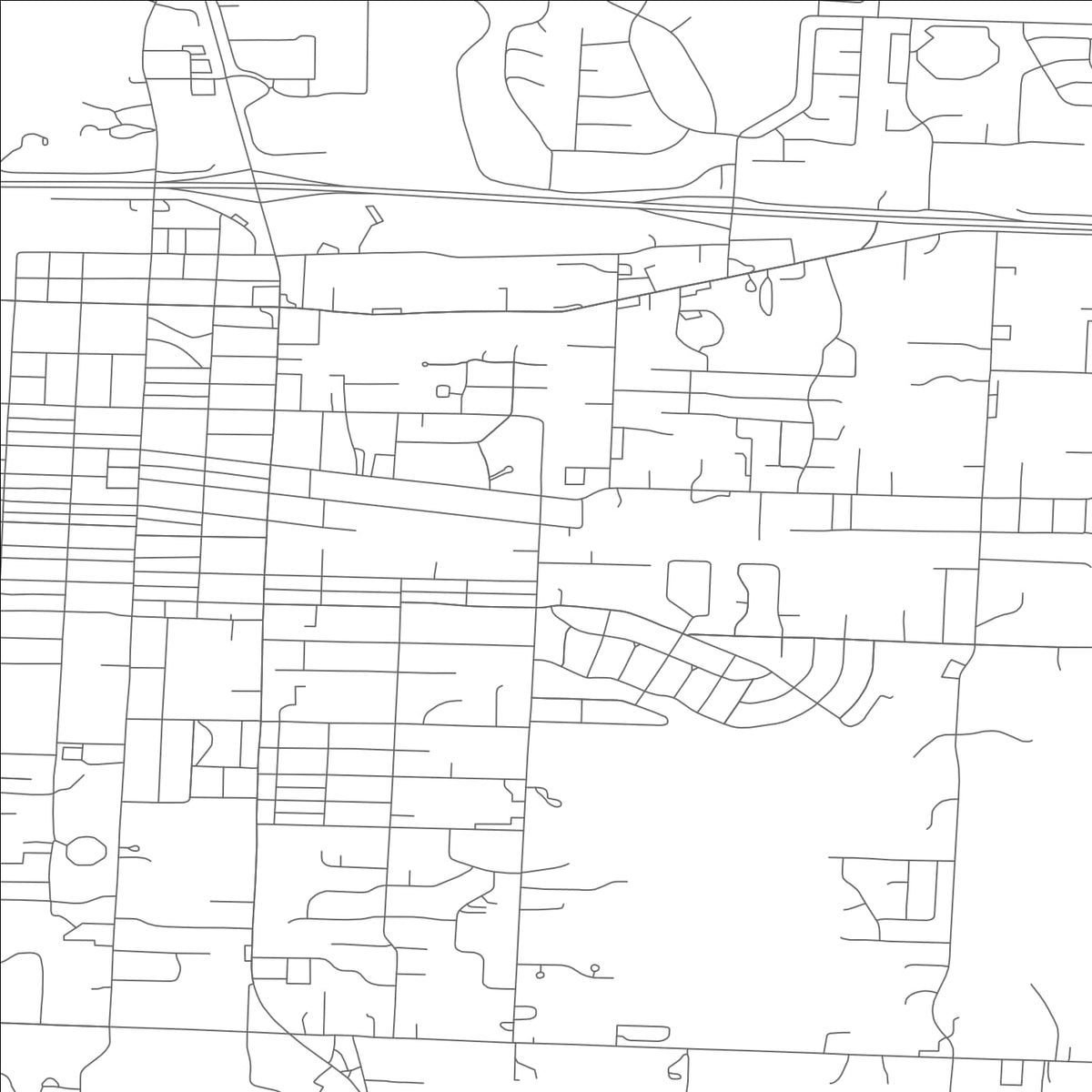 ROAD MAP OF WARRENSBURG, MISSOURI BY MAPBAKES