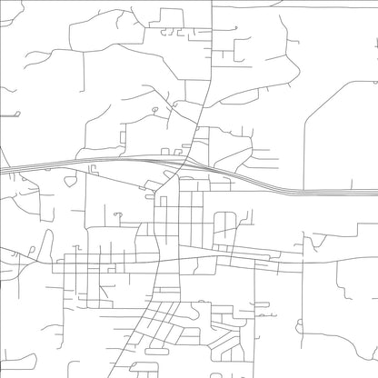 ROAD MAP OF WARRENTON, MISSOURI BY MAPBAKES