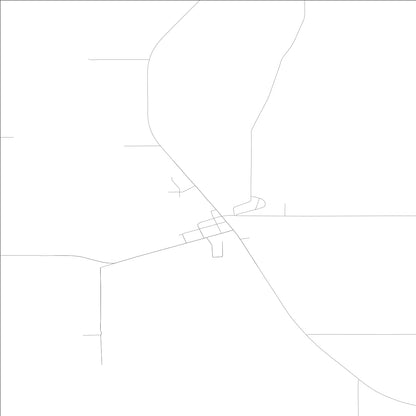 ROAD MAP OF WORTHINGTON, LOWA BY MAPBAKES