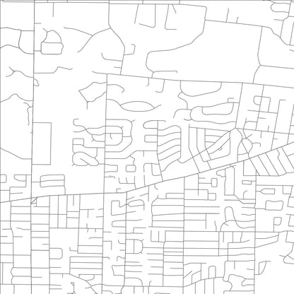 ROAD MAP OF WARSON WOODS, MISSOURI BY MAPBAKES