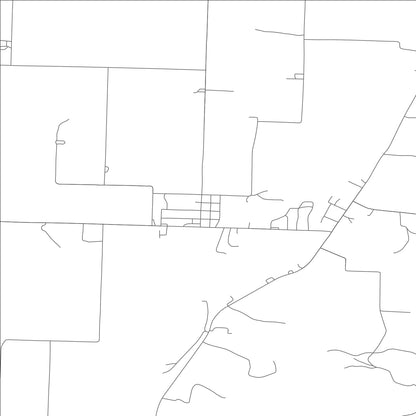 ROAD MAP OF WASHBURN, MISSOURI BY MAPBAKES