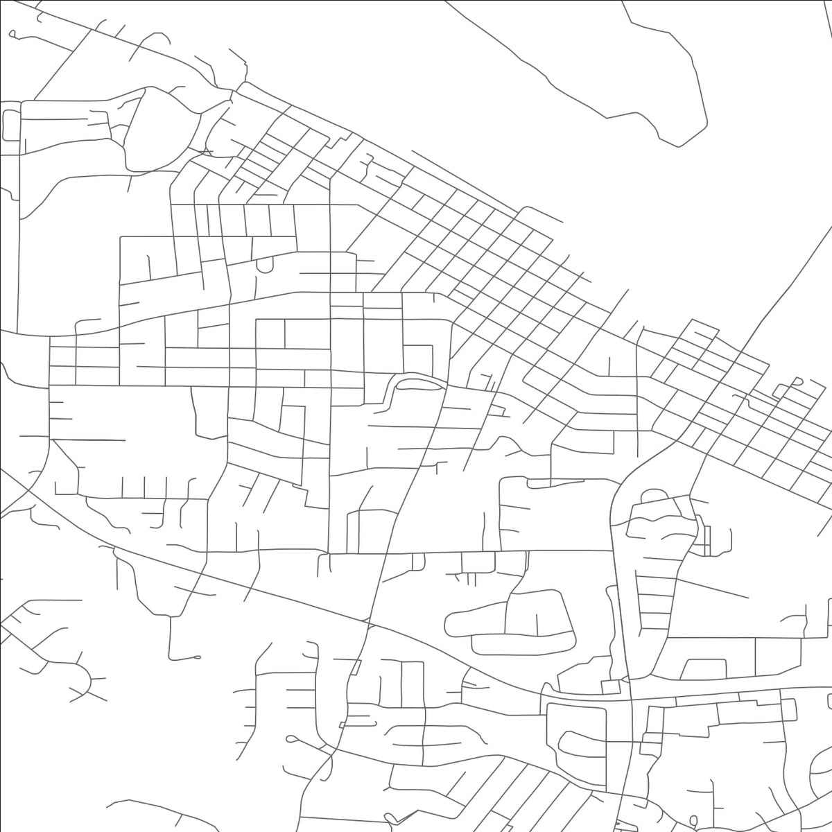 ROAD MAP OF WASHINGTON, MISSOURI BY MAPBAKES
