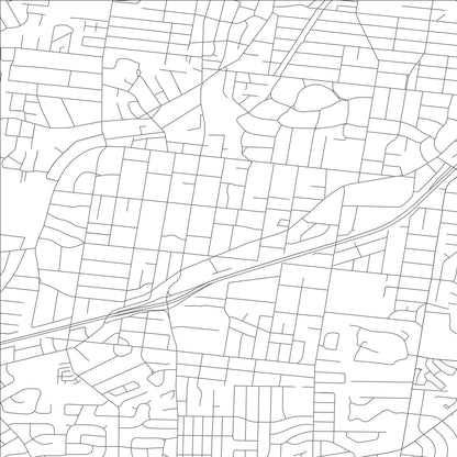 ROAD MAP OF WEBSTER GROVES, MISSOURI BY MAPBAKES